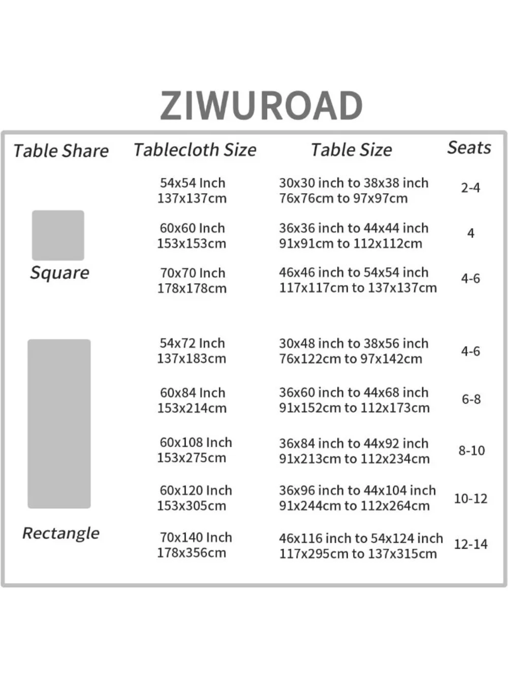 Beige Rectangle Tablecloth 60x84 Inch - Elegant Dining Decor for Home Events